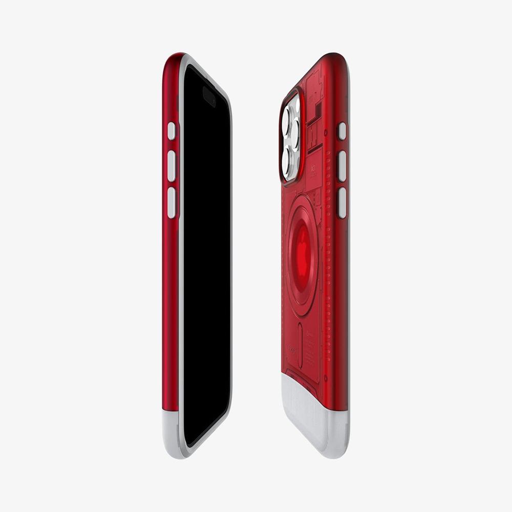 Spigen Classic C1 (MagFit) Iphone 15 Pro Case Ruby red | LXOD-82913