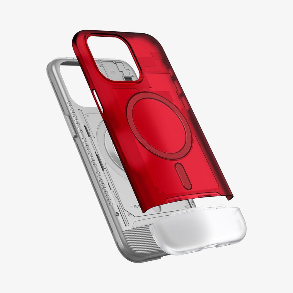 Spigen Classic C1 (MagFit) Iphone 15 Pro Case Ruby red | LXOD-82913