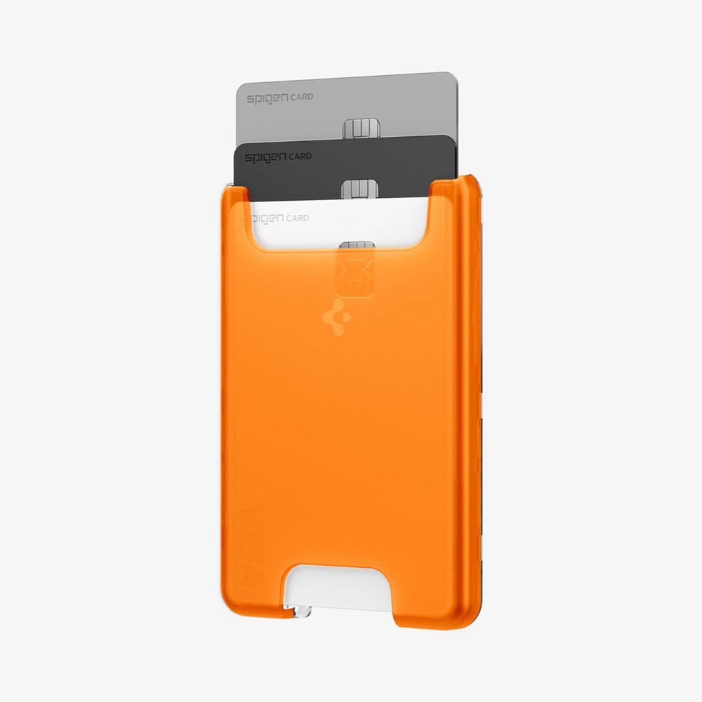 Spigen Classic C1 (MagFit) Magsafe Card Holder Classic C1 (Magfit) Tangerine orange | TVFS-75643