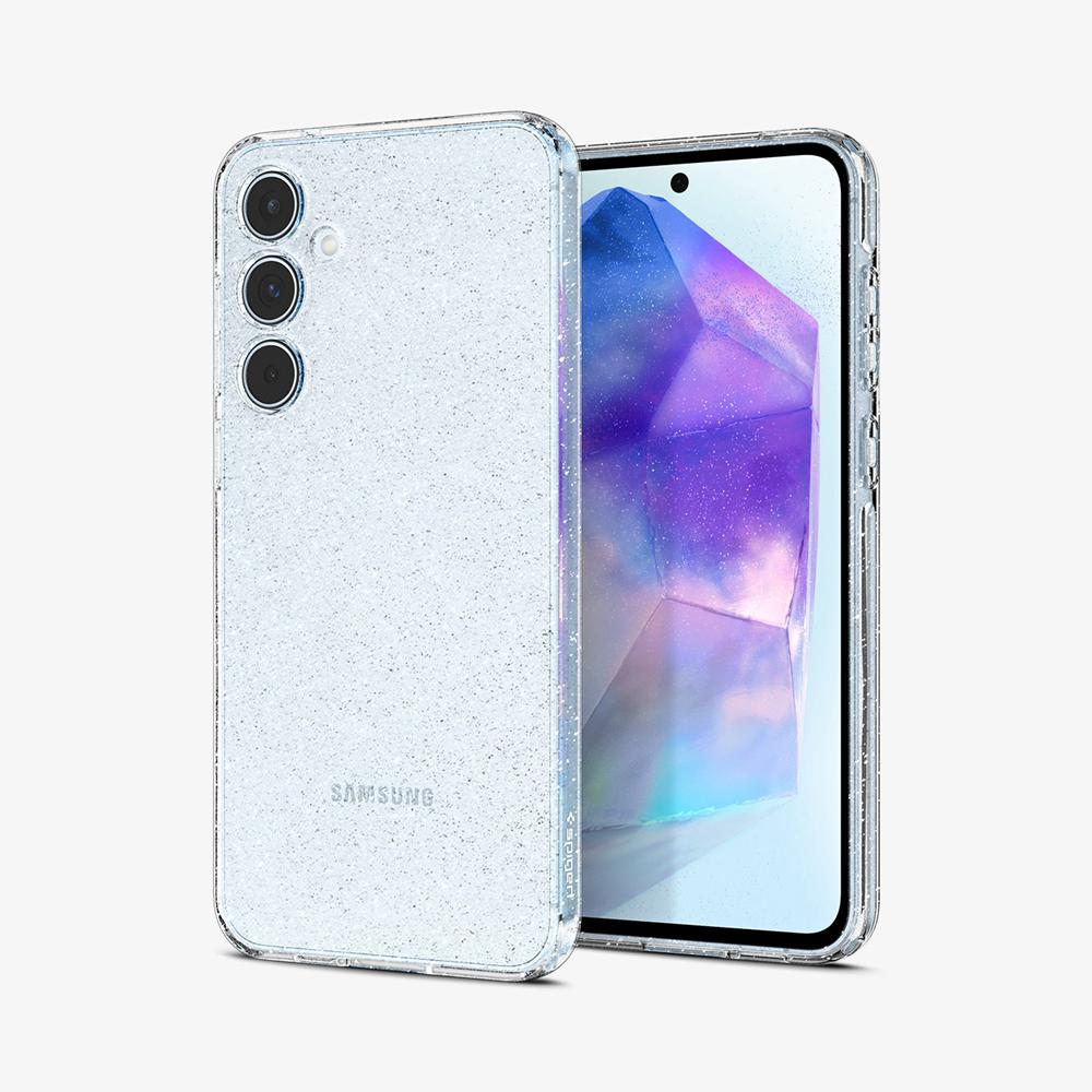 Spigen Crystal Glitter™ Galaxy A55 5G Case Crystal Quartz Grey | TCLM-28794