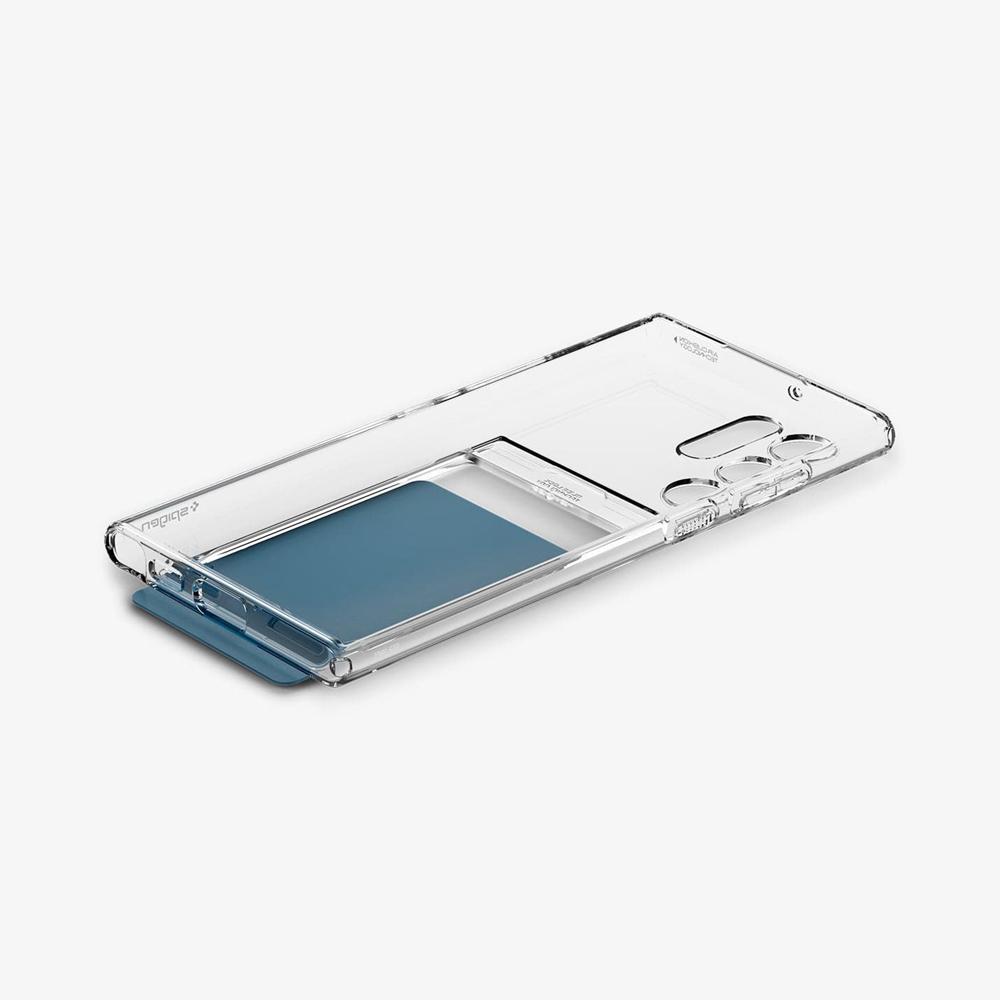 Spigen Crystal Slot Dual Galaxy S22 Ultra Case Crystal Clear | QSWH-27480