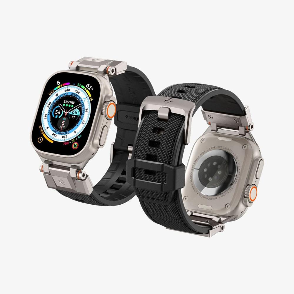 Spigen DuraPro Armor Apple Watch Ultra (49Mm) Band Black | VRHO-67409