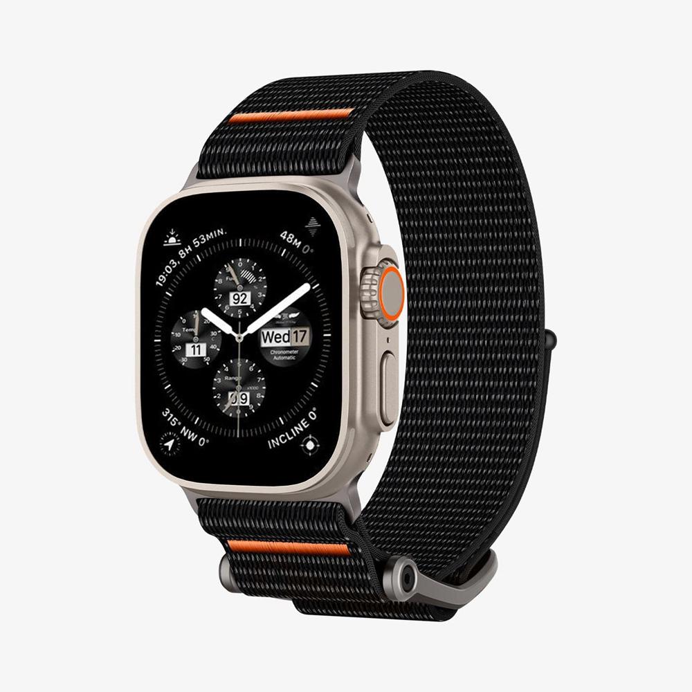 Spigen DuraPro Flex Ultra Apple Watch 10 (46Mm) Band Black | FSXR-91042