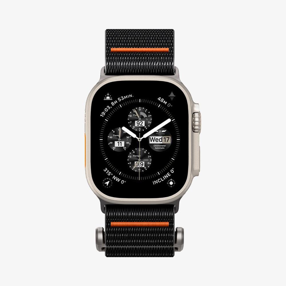 Spigen DuraPro Flex Ultra Apple Watch 10 (46Mm) Band Black | FSXR-91042