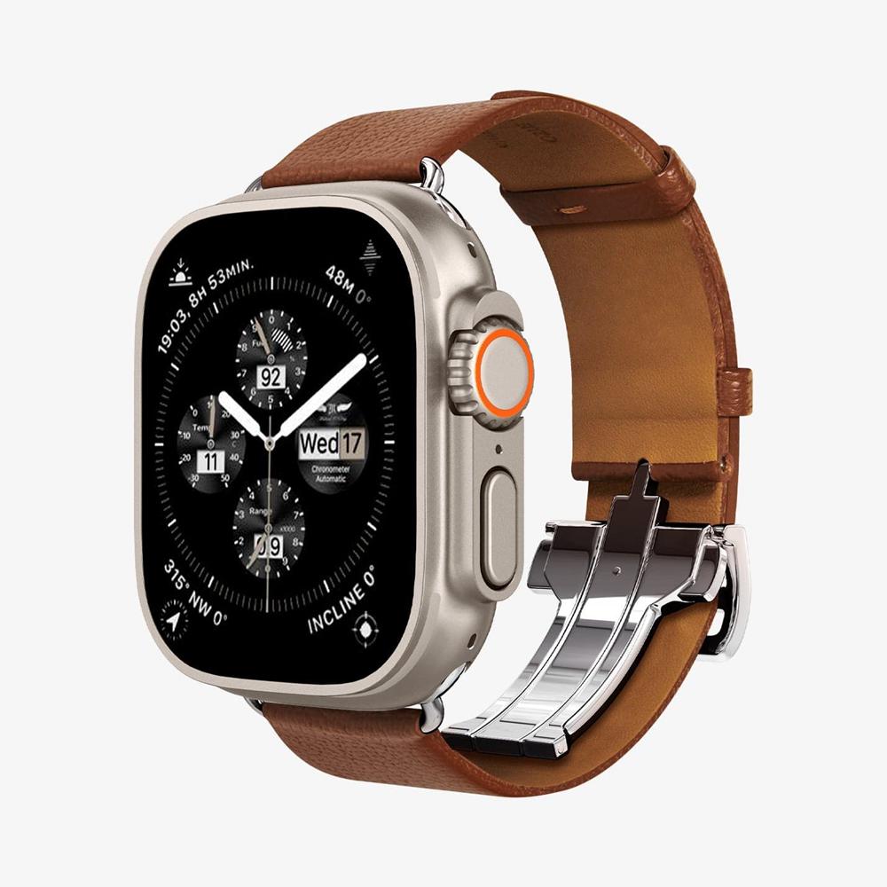 Spigen Enzo Apple Watch 10 (46Mm) Band Classic Brown | JNPW-01468