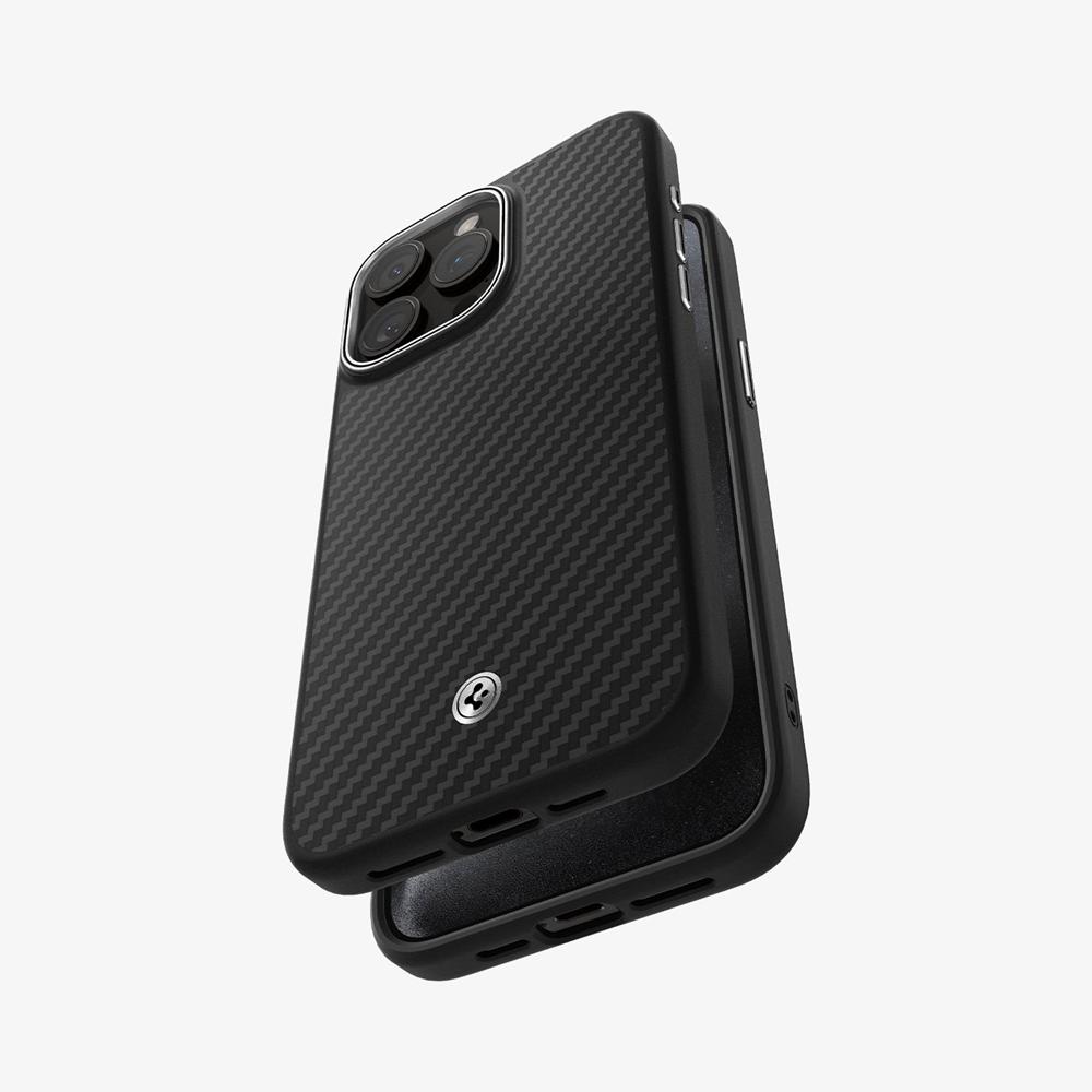 Spigen Enzo Aramid (MagFit) Iphone 15 Pro Max Case Matte Black | MLKN-06924