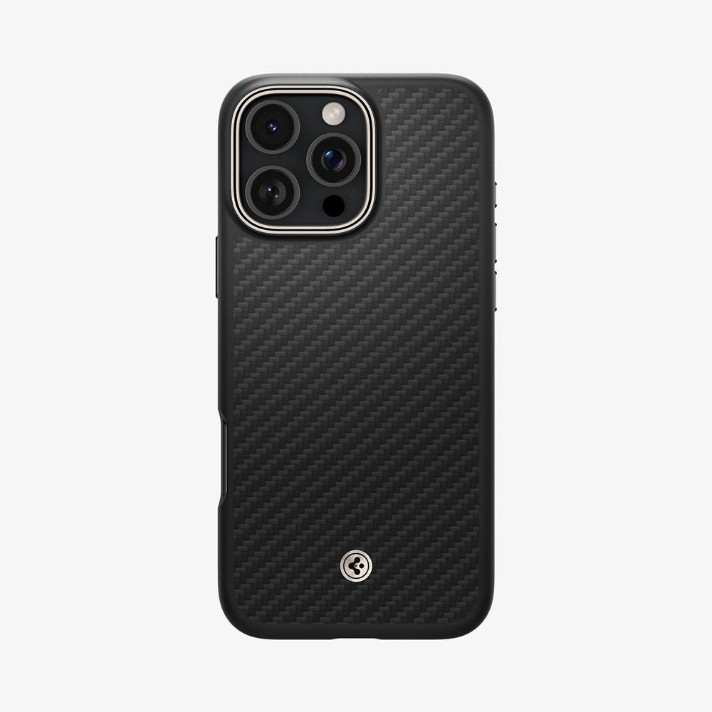 Spigen Enzo Aramid (MagFit) Iphone 16 Pro Max Case Black Natural | ZLGP-48065