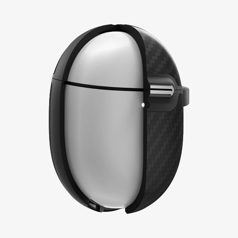 Spigen Enzo Aramid Pixel Buds Pro 2 Case Matte Black | MKDE-63072