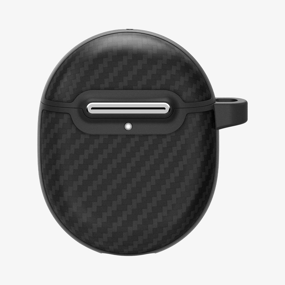 Spigen Enzo Aramid Pixel Buds Pro 2 Case Matte Black | MKDE-63072