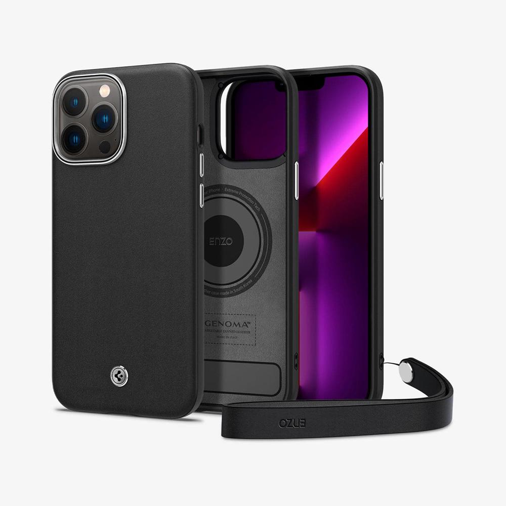 Spigen Enzo Iphone 13 Pro Max Case Black | AEJY-95762