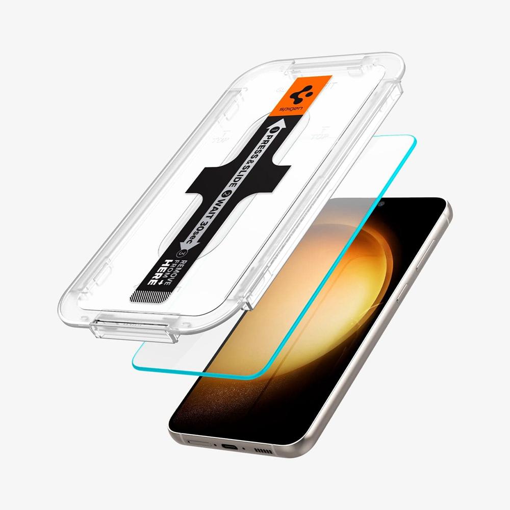 Spigen GLAS.tR EZ Fit Galaxy S23 Screen Protector Transparency | WQNO-83604