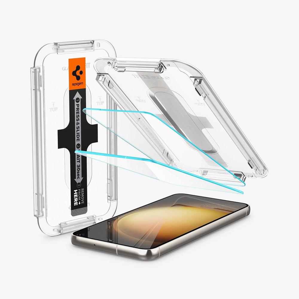 Spigen GLAS.tR EZ Fit Galaxy S23 Screen Protector Transparency | WQNO-83604