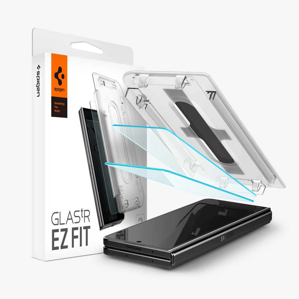 Spigen GLAS.tR EZ Fit Galaxy Z Fold 5 Screen Protector White | JFYT-08246