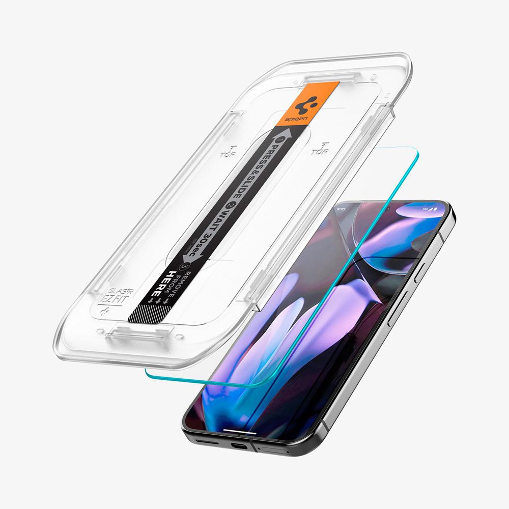 Spigen GLAS.tR EZ Fit Pixel 9 Pro Screen Protector Clear | GNOA-80576