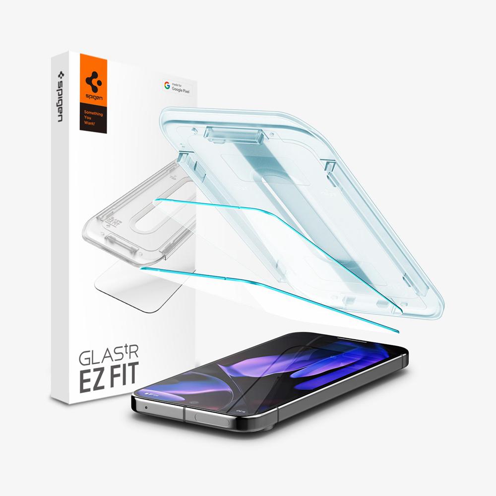 Spigen GLAS.tR EZ Fit Pixel 9 Pro Screen Protector Clear | GNOA-80576