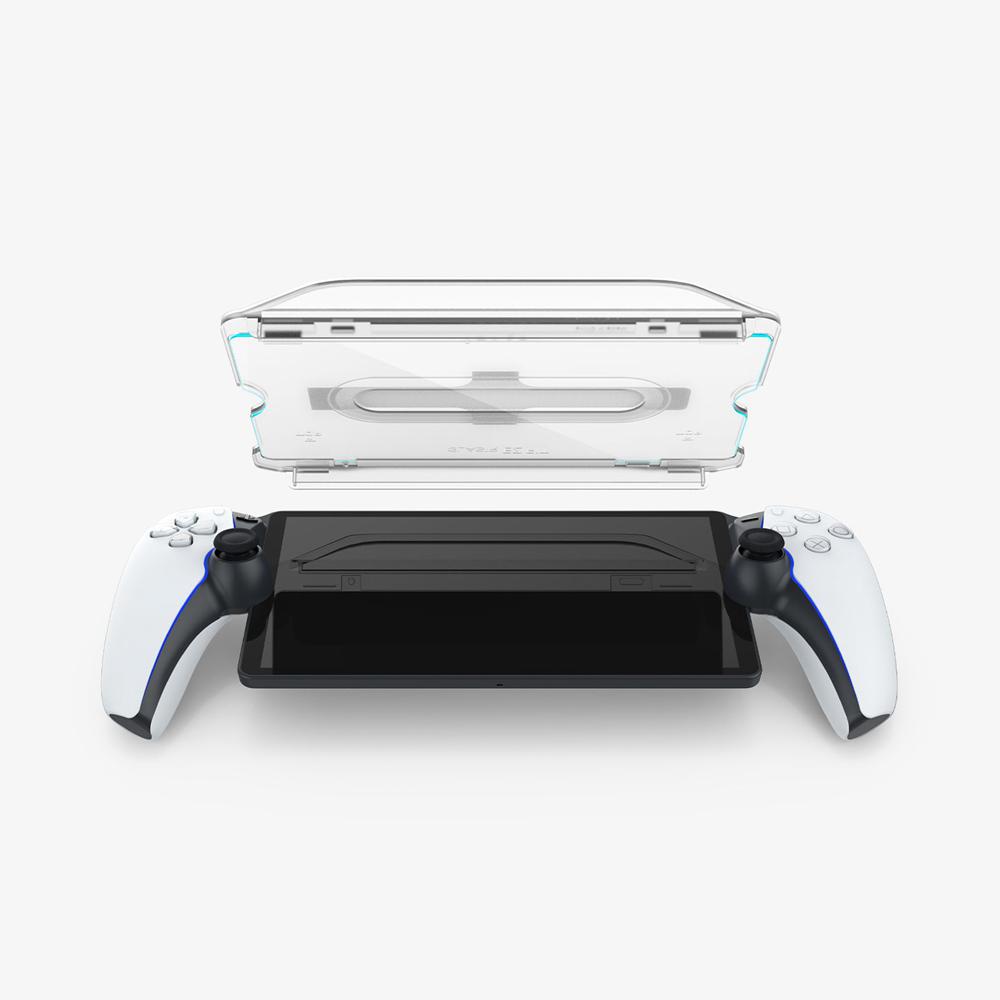 Spigen GLAS.tR EZ Fit Playstation Portal Screen Protector Clear | BEGY-64037