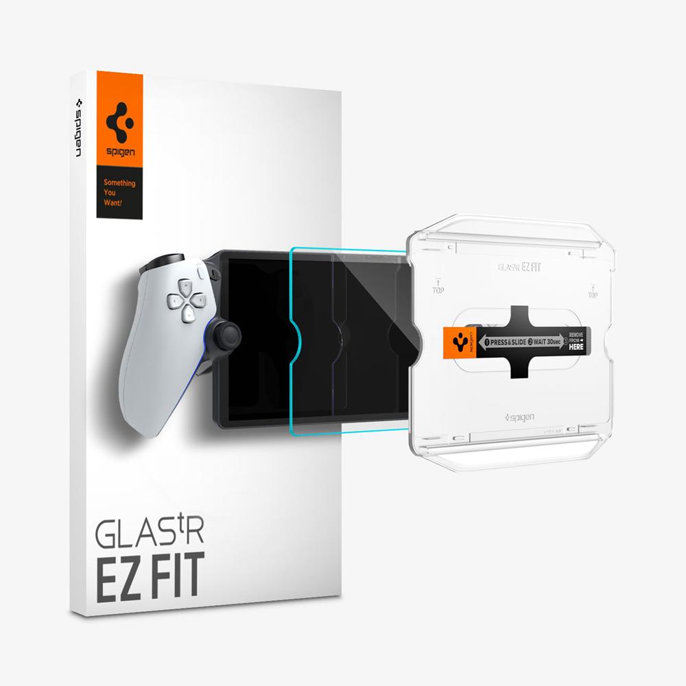 Spigen GLAS.tR EZ Fit Playstation Portal Screen Protector Clear | BEGY-64037