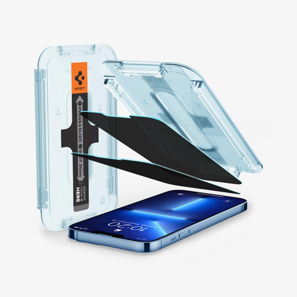 Spigen GLAS.tR EZ Fit Privacy Iphone 13 Pro Max Screen Protector Clear | UCZV-82594