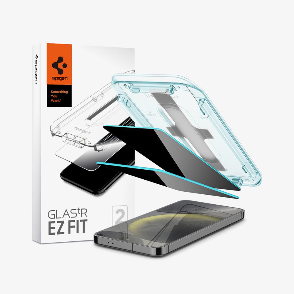 Spigen GLAS.tR EZ Fit | Privacy Galaxy S24 Plus Screen Protector Privacy | ASQK-81453