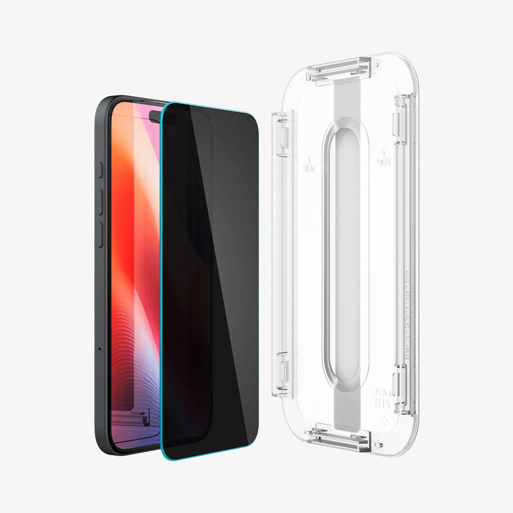 Spigen GLAS.tR EZ Fit | Privacy Iphone 16 Plus Screen Protector Privacy | DURN-93827