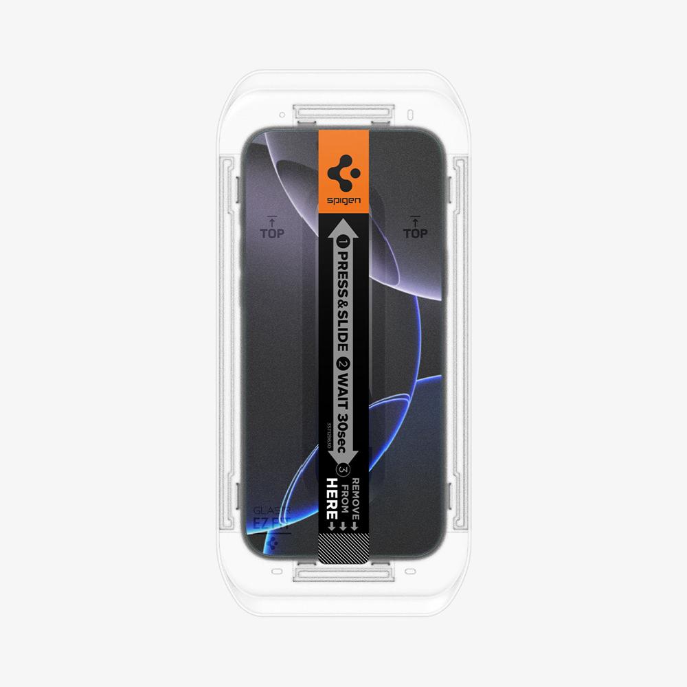 Spigen GLAS.tR EZ Fit | Sensor Protected Iphone 16 Pro Max Screen Protector Transparent | JTAR-28795