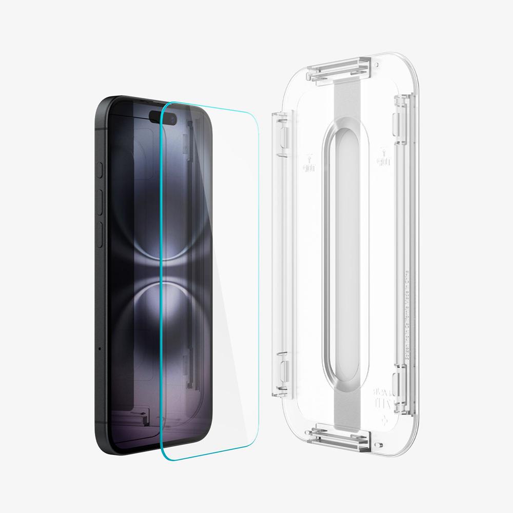 Spigen GLAS.tR EZ Fit | Sensor Protected Iphone 16 Plus Screen Protector Transparent | VBRS-51487