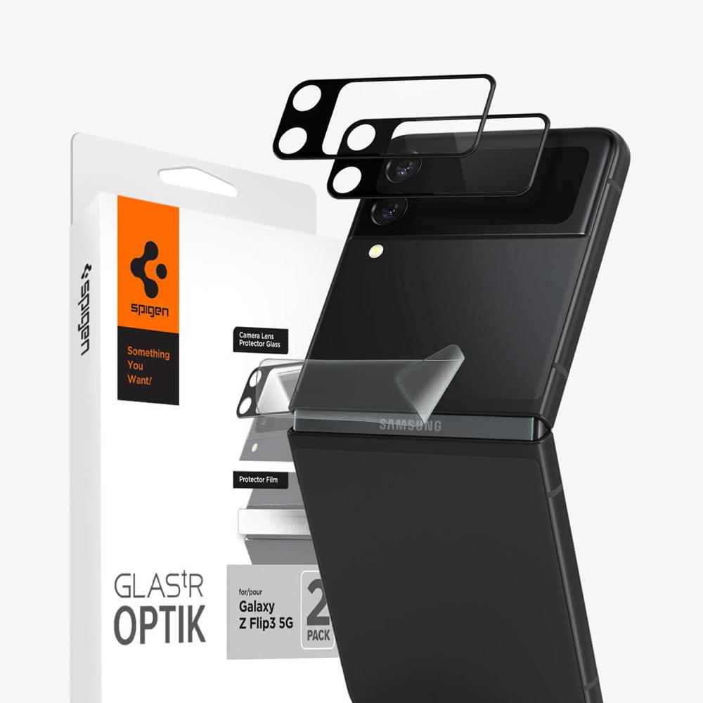 Spigen Lens Protector + Hinge Film Galaxy Z Flip 3 Lens Protector Black | IBLF-49170