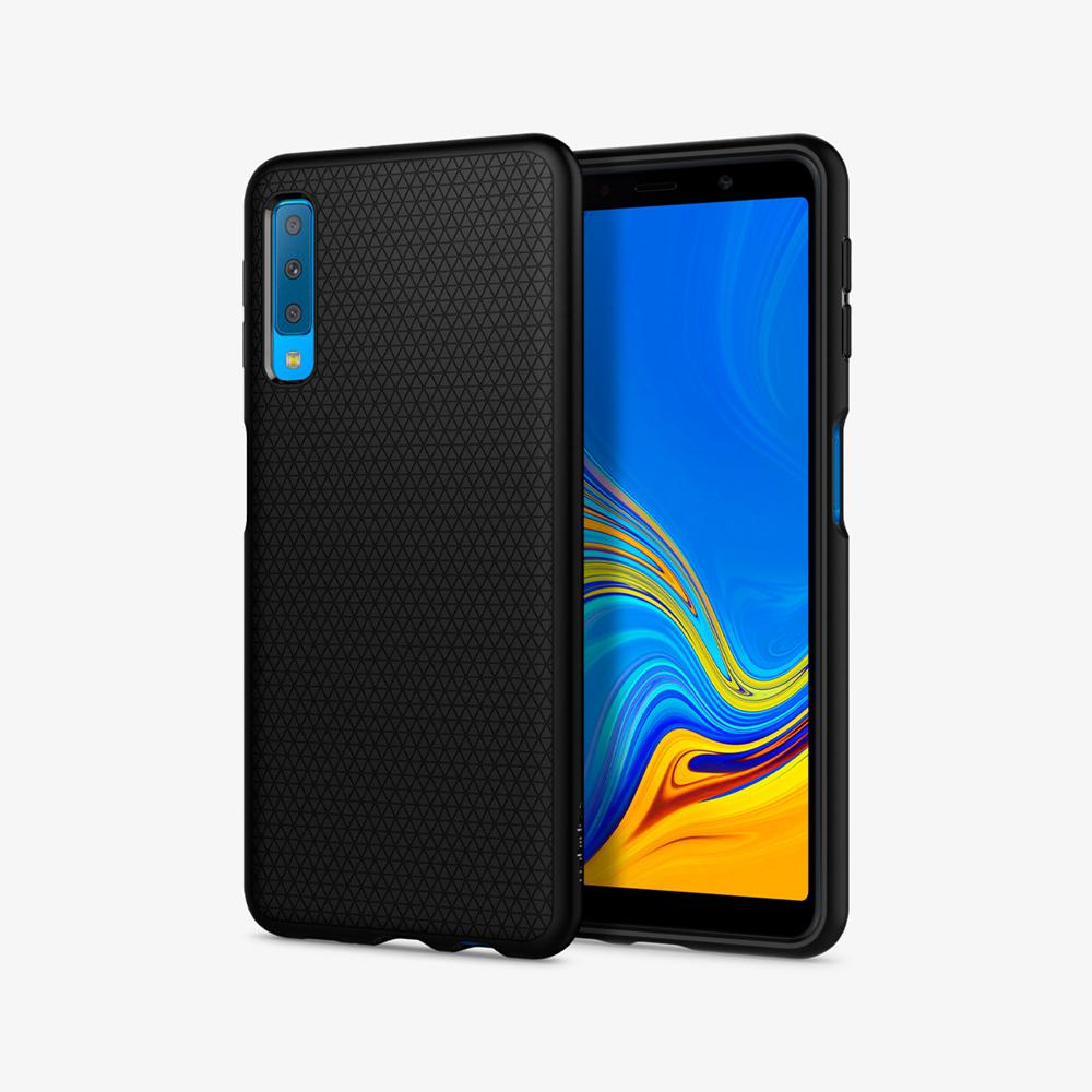 Spigen Liquid Air Galaxy A7 (2018) Case Matte Black | DPHK-34652