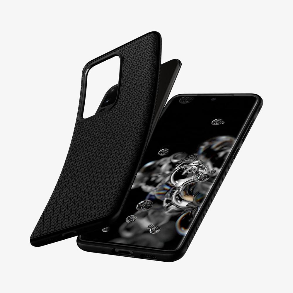 Spigen Liquid Air Galaxy S20 Ultra Case Matte Black | SLKB-65137