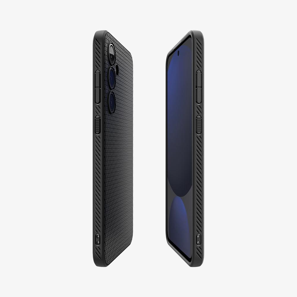 Spigen Liquid Air Galaxy S24 Fe Case Matte Black | VKXJ-95734