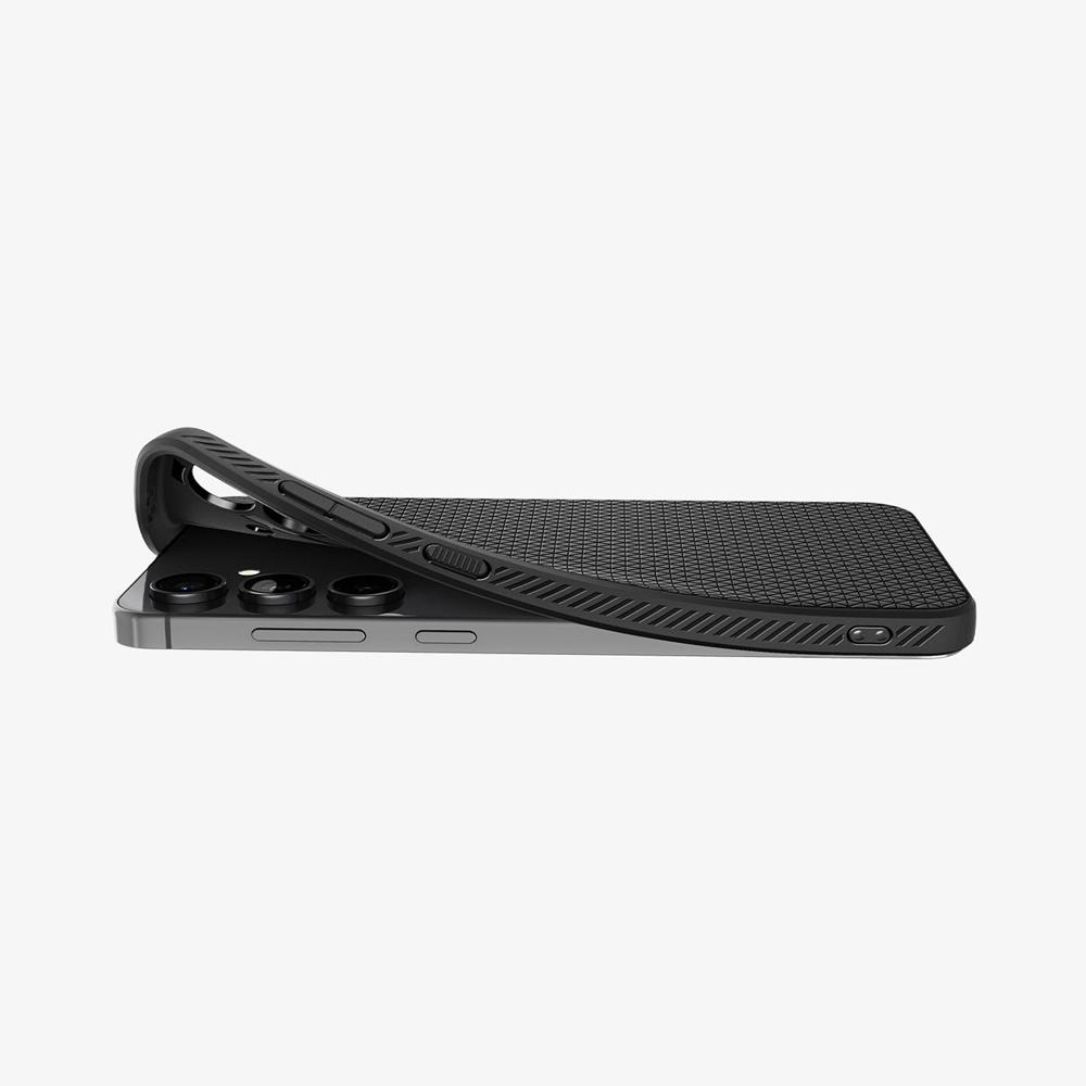 Spigen Liquid Air Galaxy S24 Fe Case Matte Black | VKXJ-95734