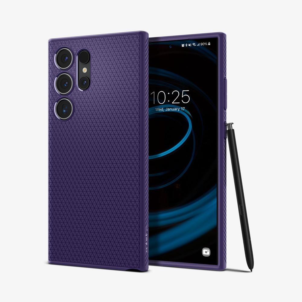 Spigen Liquid Air Galaxy S24 Ultra Case Deep Purple | GIFT-86027