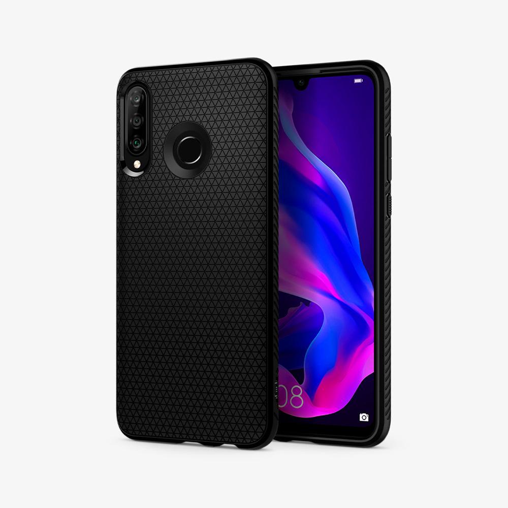 Spigen Liquid Air Huawei P30 Lite / Nova 4E Case Matte Black | EQLG-52860