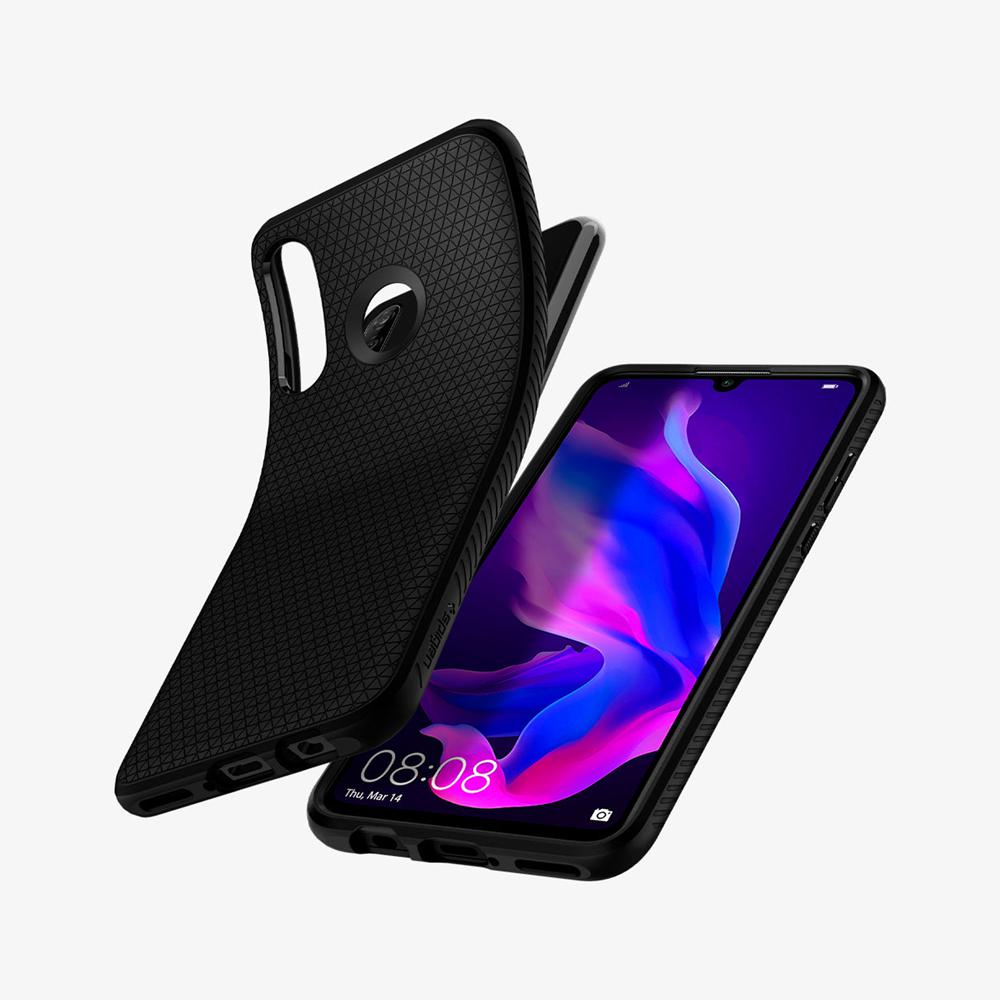 Spigen Liquid Air Huawei P30 Lite / Nova 4E Case Matte Black | EQLG-52860