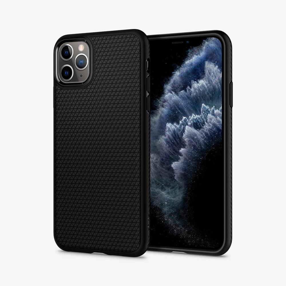 Spigen Liquid Air Iphone 11 Pro Max Case Matte Black | LHOM-42630