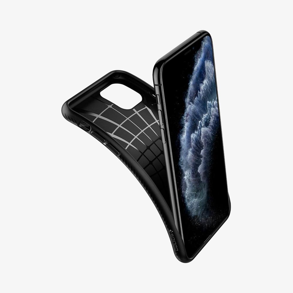 Spigen Liquid Air Iphone 11 Pro Max Case Matte Black | LHOM-42630