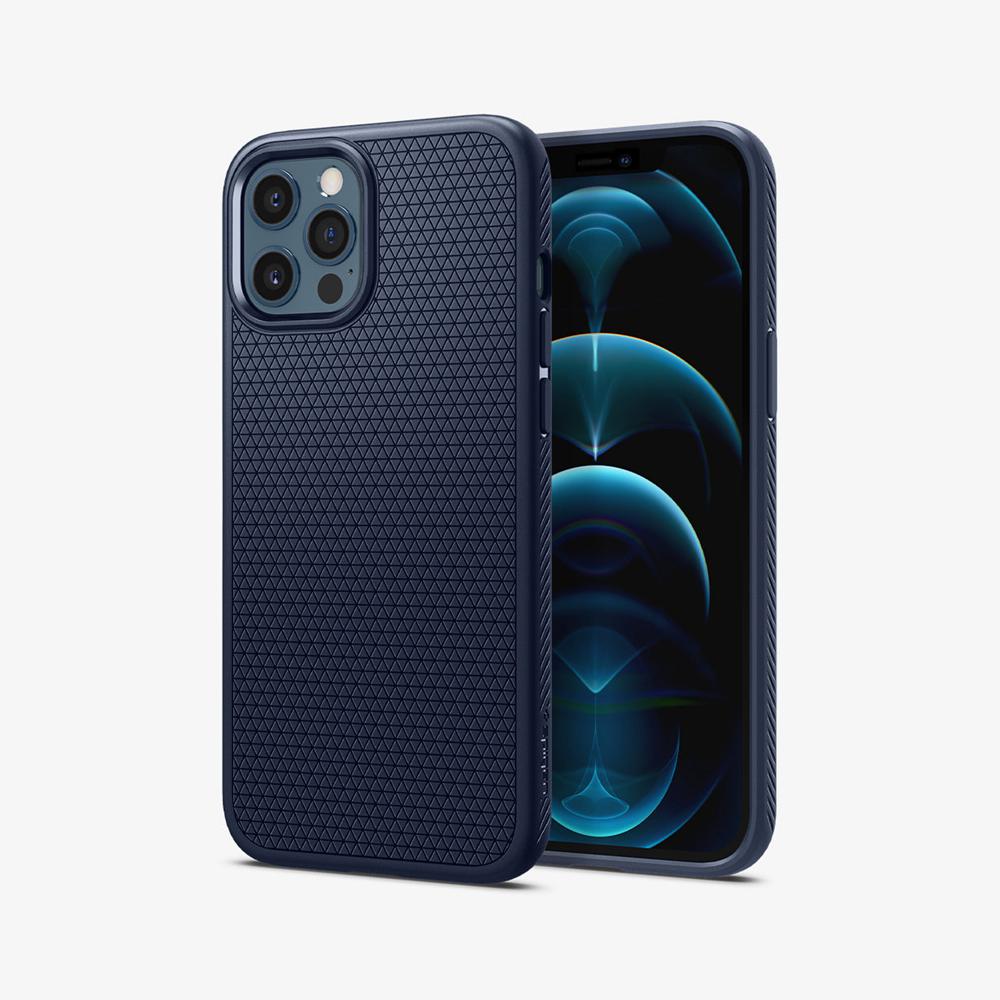 Spigen Liquid Air Iphone 12 Pro Max Case Navy Blue | WHGN-14382