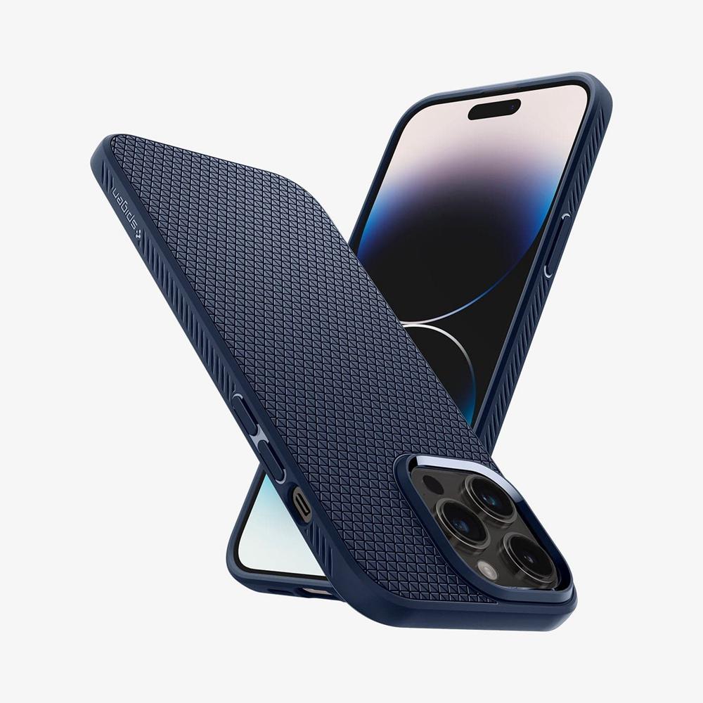 Spigen Liquid Air Iphone 14 Pro Max Case Navy Blue | NKCF-96174