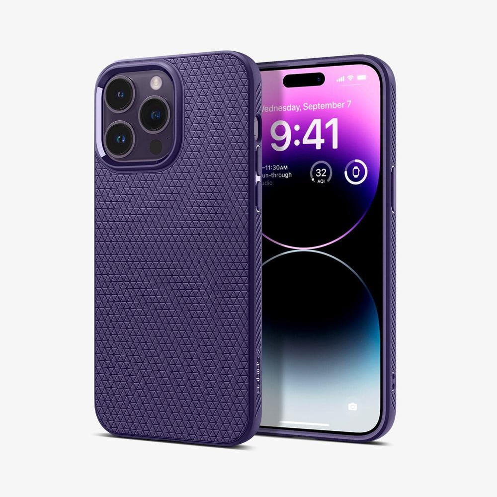 Spigen Liquid Air Iphone 14 Pro Max Case Deep Purple | VBCD-83492