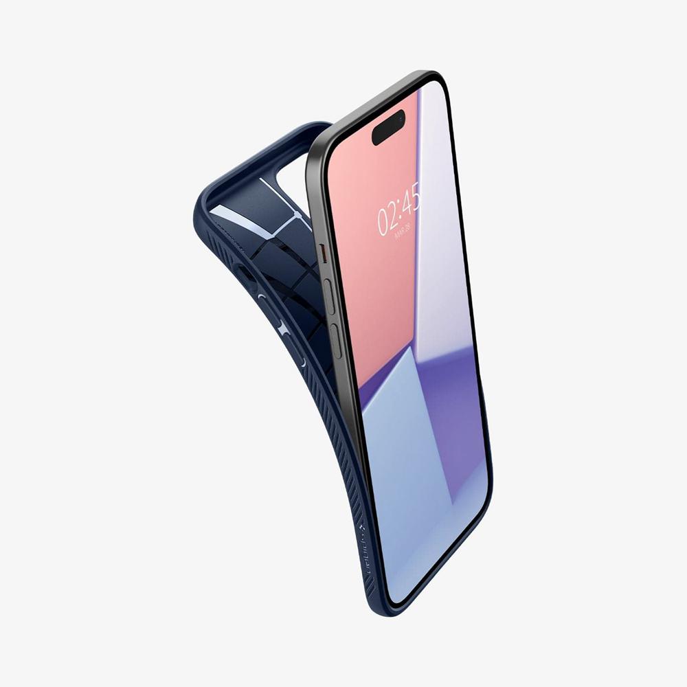 Spigen Liquid Air Iphone 15 Case Navy Blue | KFQI-74823