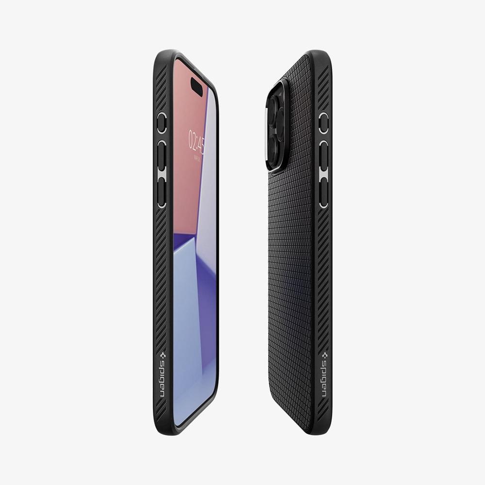 Spigen Liquid Air Iphone 15 Pro Case Matte Black | BCVP-74516