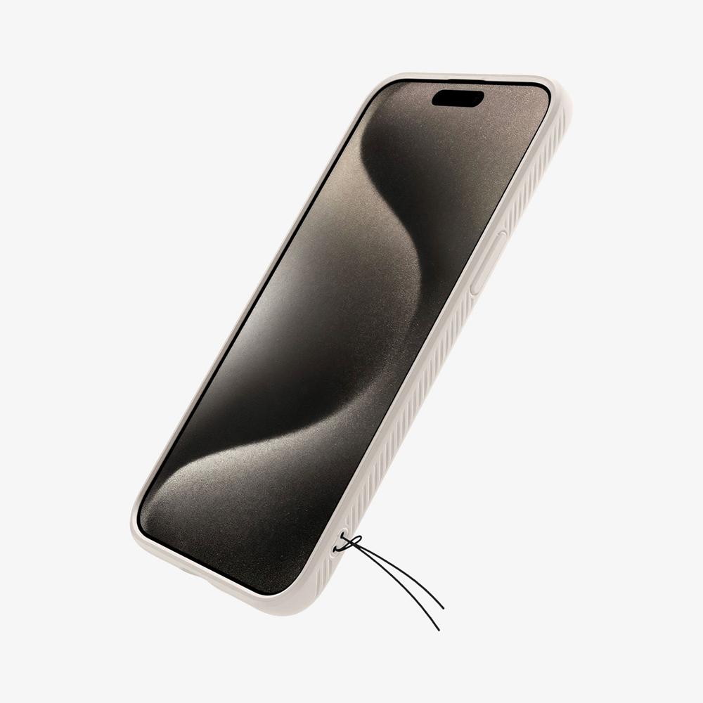 Spigen Liquid Air Iphone 15 Pro Case Natural Titanium Grey | MBXN-54106