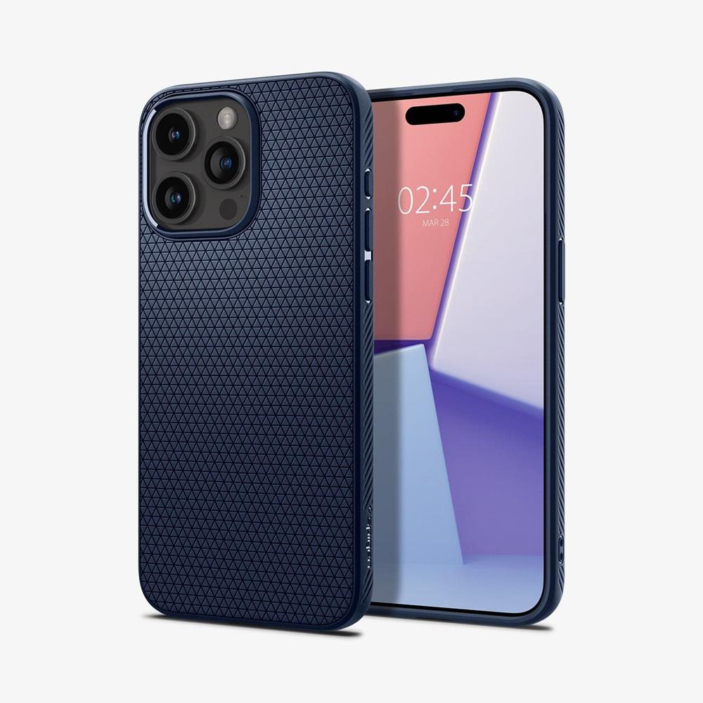 Spigen Liquid Air Iphone 15 Pro Case Navy Blue | EUBS-43759