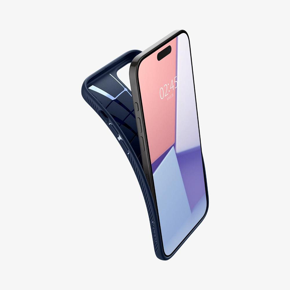 Spigen Liquid Air Iphone 15 Pro Case Navy Blue | EUBS-43759