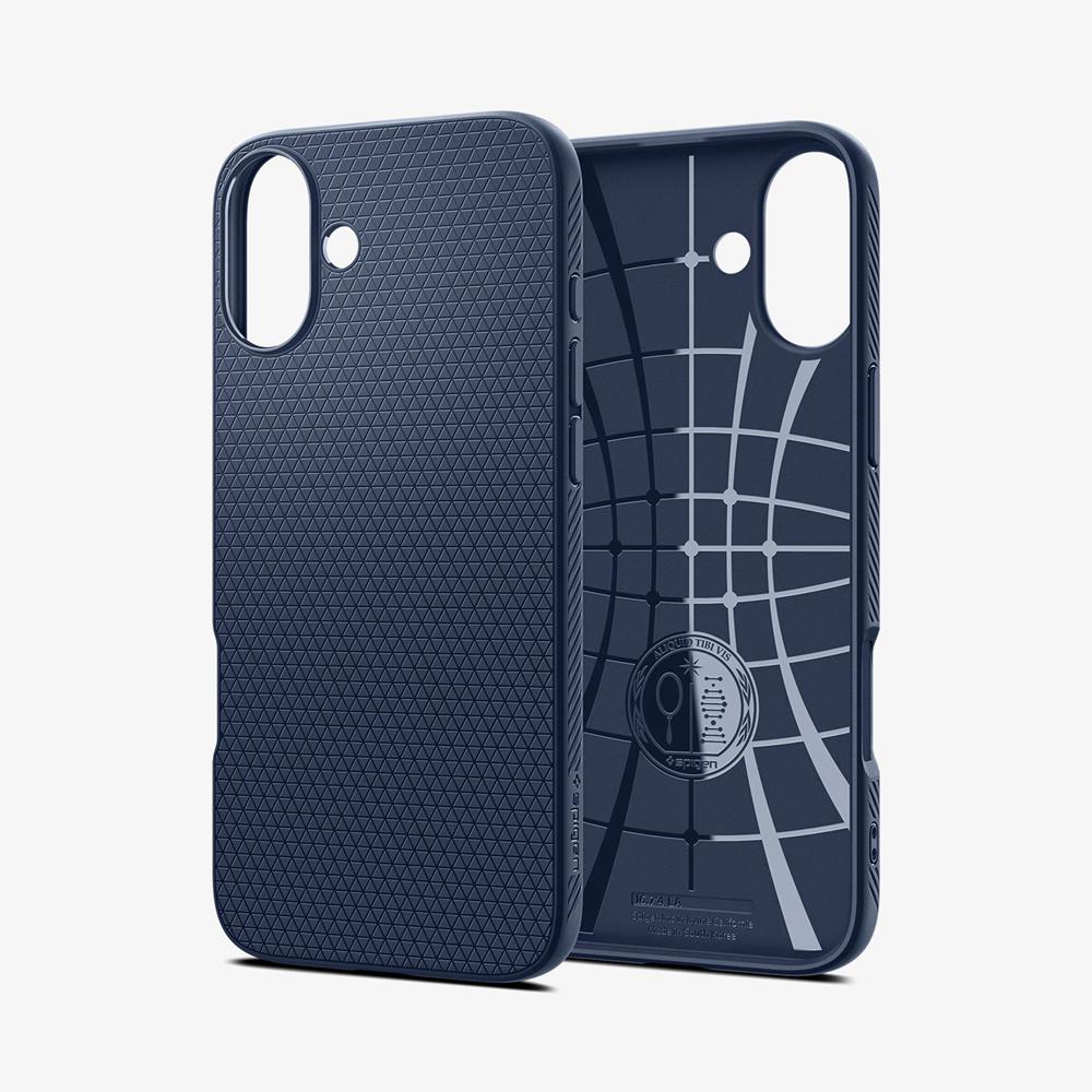 Spigen Liquid Air Iphone 16 Case Navy Blue | EDPB-15789