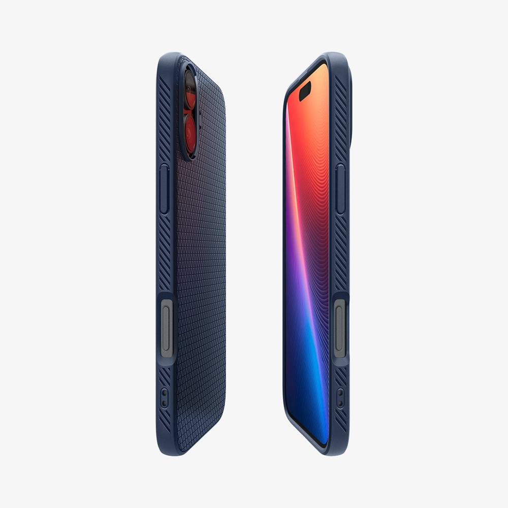 Spigen Liquid Air Iphone 16 Case Navy Blue | EDPB-15789