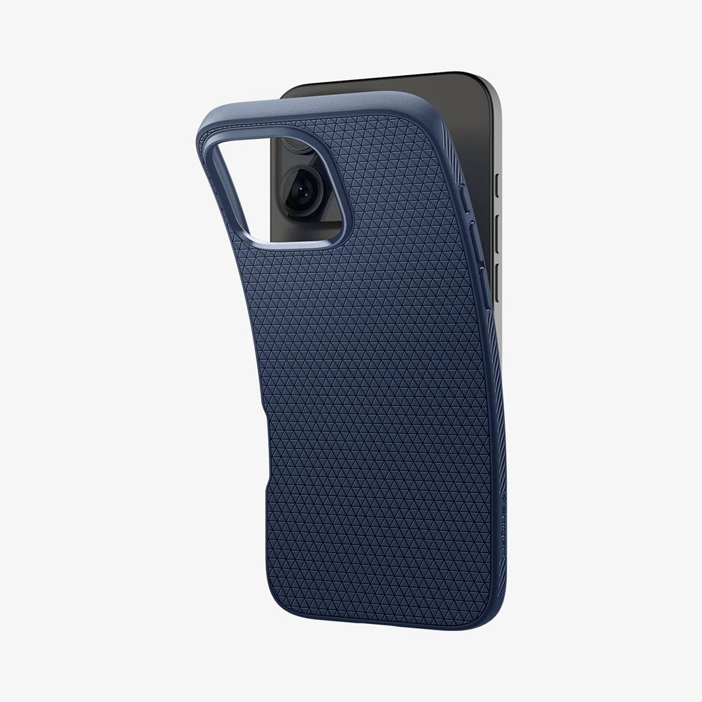 Spigen Liquid Air Iphone 16 Pro Case Navy Blue | GFMA-65901