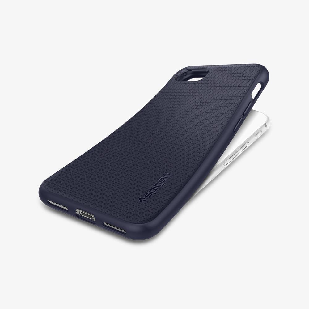 Spigen Liquid Air Iphone Se (3Rd Gen) Case Midnight Blue | QISH-86137