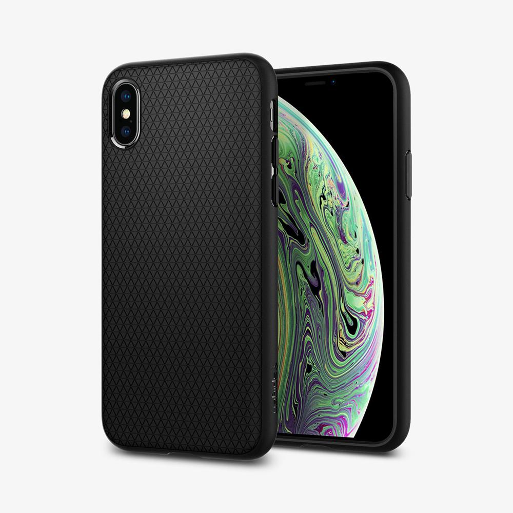 Spigen Liquid Air Iphone Xs Case Matte Black | PNEM-06548