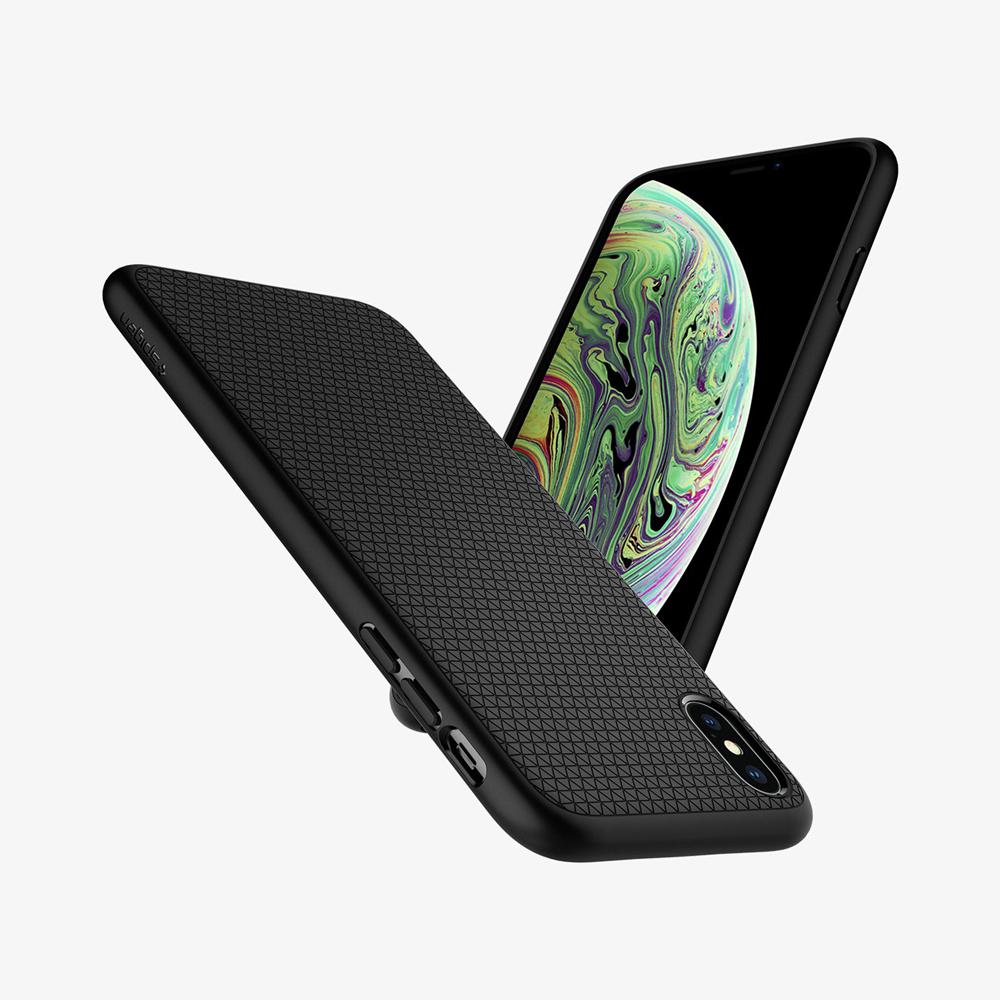 Spigen Liquid Air Iphone Xs Case Matte Black | PNEM-06548